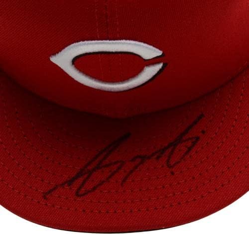אריסטידס אקווינו סינסינטי אדומים חתימה כובע עידן חדש - כובעי MLB עם חתימה