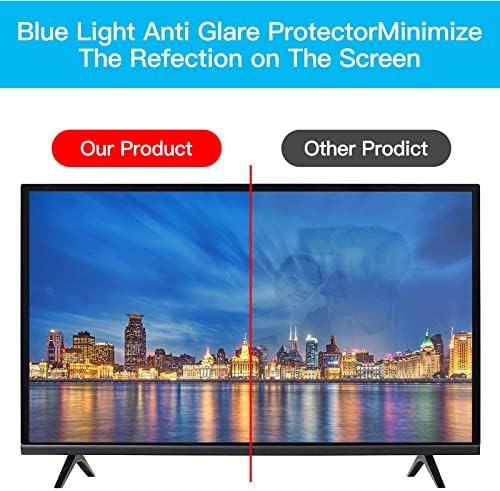 מגן מסך הטלוויזיה של קלוניס, טלוויזיה 32-75 אינץ 'סינון אור כחול סינון אנטי-בוהק אנטי חלבית אנטי-סקרץ'
