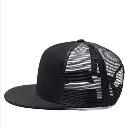 Yizhichu1990 יוניסקס שטר שטוח רגיל כובע כובע בייסבול כובע רשת Snapback Trucker Trucker