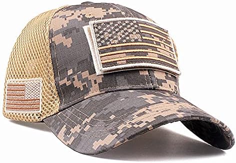 הסוואה אמריקאי דגל תיקון כובע בייסבול כובעי בציר שטף אבא כובע פטריוטית טקטי צבאי צבא כובעי עבור גברים