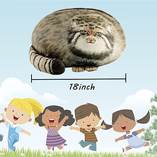 חתול קטיפה גוף כרית ערבה חתול ממולא בעלי החיים כרית רך חיבוק כרית שינה כרית צעצוע לילדה ילד נשים גברים