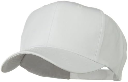 מוצק כותנה אריג פרו סגנון כובע-לבן