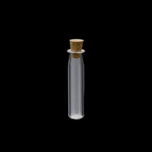 10 יחידות 3 בקבוקי זכוכית מיני עם פקקי שעם בקבוקוני זכוכית קטנים בקבוקי נסחף זעירים שקופים בקבוקי משאלות
