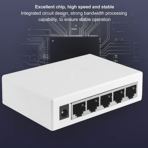 5 יציאה Gigabit Ethernet מתג מתג לא מנוהל פלאק והפעלה מתג רשת מפצל Ethernet שולחני