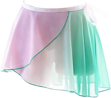 בנות נשים בנות נערות בלט מחול חצאיות עטיפות תחרה שיפוע מעל לבגדי ריקוד של צעיף שיפון שיפון