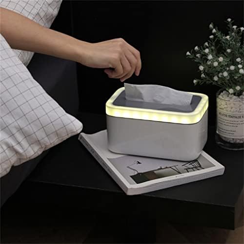 Lukeo Creative Box קופסת רקמות עם אור עם אור לילה נשלף קופסת רקמות נשלפת תיבת האחסון.