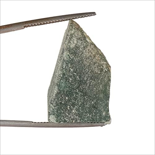 Gemhub טבעי גולמי גולמי ירוק ירוק ריפוי קריסטל EGL מוסמך מאבן חן רופפת לריפוי- 51.4 סמק.