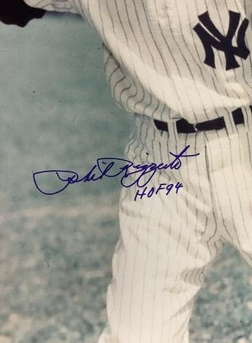 פיל ריזוטו חתום תמונה 16x20 בייסבול ניו יורק ינקי חתימה insc hof jsa - תמונות MLB עם חתימה