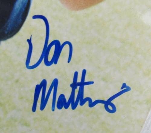 דון מאטינגלי חתום חתימה אוטומטית 8x10 צילום JSA UU34513 - תמונות MLB עם חתימה