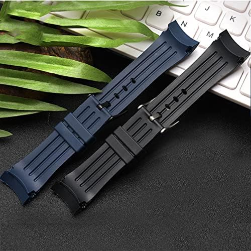 Czke Fluororubber Watch Strap 24 ממ לשעוני Graham