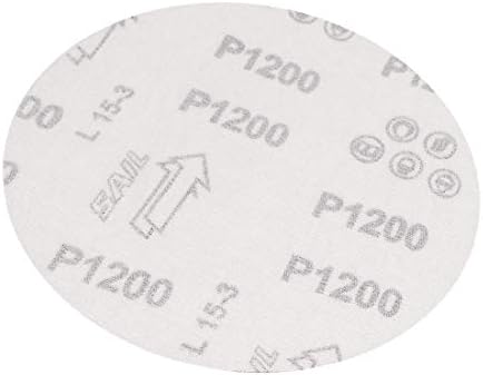 X-DREE 6 אינץ 'DIA 1200 דיסק מלטש חצץ נייר זכוכית נוהר 10 יחידות לכלי מתנדנד (6 אינץ' דיא 1200 גווני