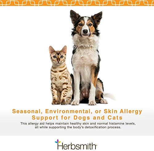 הרבסמית נקה אלרקי-עזרה לאלרגיה לחתולים וכלבים-תמיכה באלרגיה לחיות מחמד-גלולות נגד גירוד לכלבים וחתולים-500