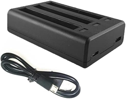 תחנת טעינה של מטען סוללות USB עם 3 משחקים עבור Insta360 One x3 אביזר מצלמה פנורמי