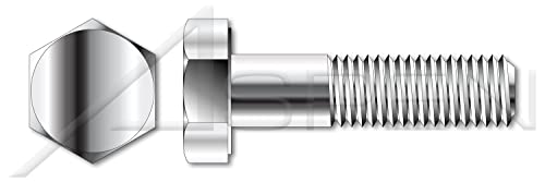 M45-4.5 x 180 ממ, DIN 931 / ISO 4014, מטרי, ברגי כובע ראש משושה ברגים, חוט חלק, A4 נירוסטה