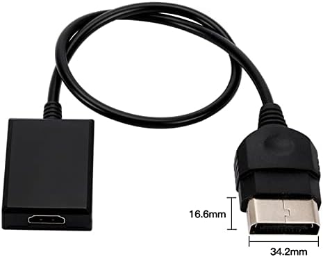 ממיר Jamal HDMI עבור אות וידאו מקורי של Xbox לאות HDMI, כבל HD עבור Xbox מקורי, תומך בכל רזולוציות ה-