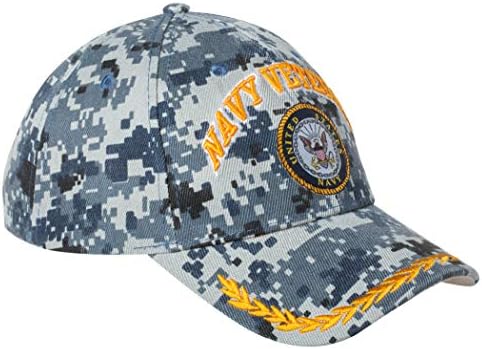 רישיון רשמית של ארצות הברית חיל הים הוותיק הקאמו הדיגיטלי רקום כובע בייסבול