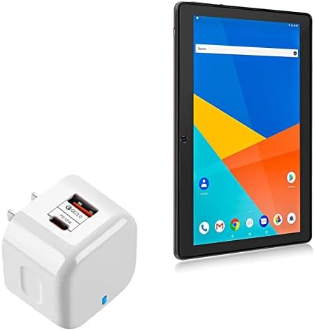 מטען גלי תיבה תואם ל- SumTab Tablet Tablet PC K102 - PD Minicube, 20W PD מטען קיר מסוג USB -C עבור SumTab