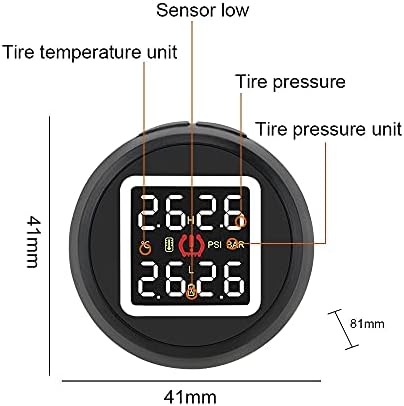 מערכת ניטור לחץ צמיגי רכב Zyzmh עם 4 חיישנים פנימיים חסוך דלק אזעקת טמפרטורה גבוהה TPMS סוג מצית סוג