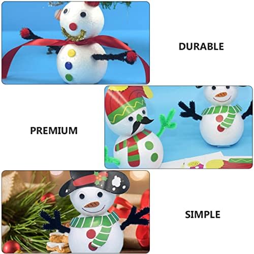 צעצועים לילדים צעצועים 3 יחידות צורות חג מולד קצף שלג איש חג המולד צורות קלקר איש שלג Diy Coam Mini