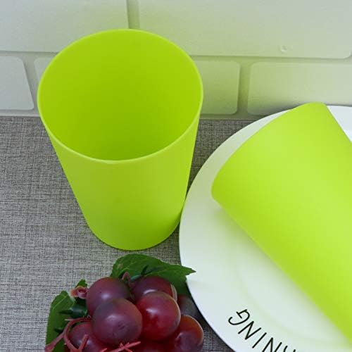 כוסות ארינגוגו ירוקות חד פעמיות 12 יחידות 300 מל כוסות מים מפלסטיק כוסות פלסטיק קשיחות לשימוש חוזר,