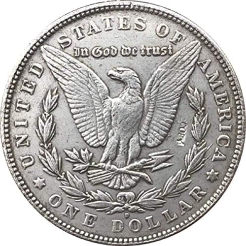 אתגר מטבע הובו ניקל 1921-D ארהב מורגן דולר מטבע עותק סוג 124 קישוטי עותק אוסף אוסף מתנות אוסף מטבעות