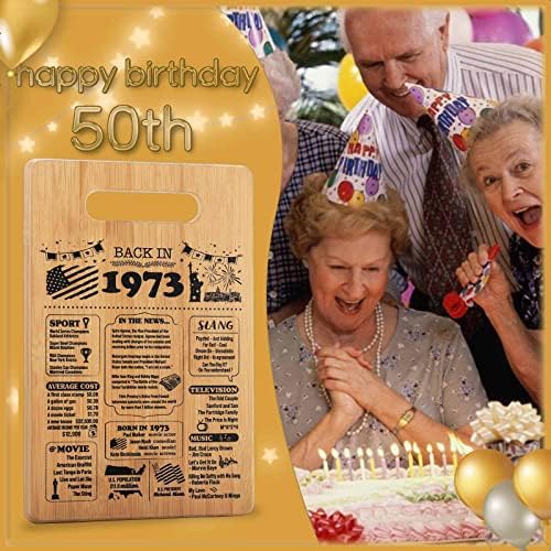 מתנות יום הולדת 50 לנשים וגברים, מתנות יום הולדת לגיל 50, קישוטי יום הולדת 50 מתנת קרש חיתוך