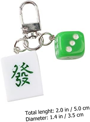 אבאודם 8 יחידות מהג 'ונג מחזיק מפתחות רכב מפתח שרשרת רכב תליית אביזרי עבור נשים רכב מפתח טבעת חג המפלגה