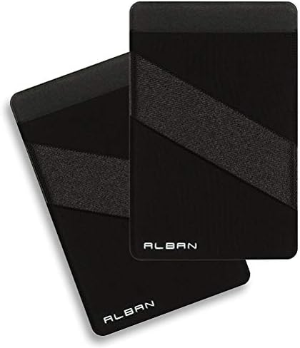 מחזיק כרטיסי אשראי אלבן מקל על ארנק הטלפון הסלולרי חסימת RFID עם רצועת אצבעות 2 חבילה