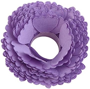 ZERODIS 10 אריזות כלי נייר, נייר פרחי נייר פסים מסוג שונה פרחי DIY רצועות רצועות כותרת לקישוט פרחים