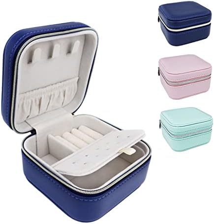 Baretulip 【3 חבילות】 מארז תכשיטים לטיולים קופסת תכשיטים קטנים קופסא תכשיטים ניידים קופסא מיני קופסא