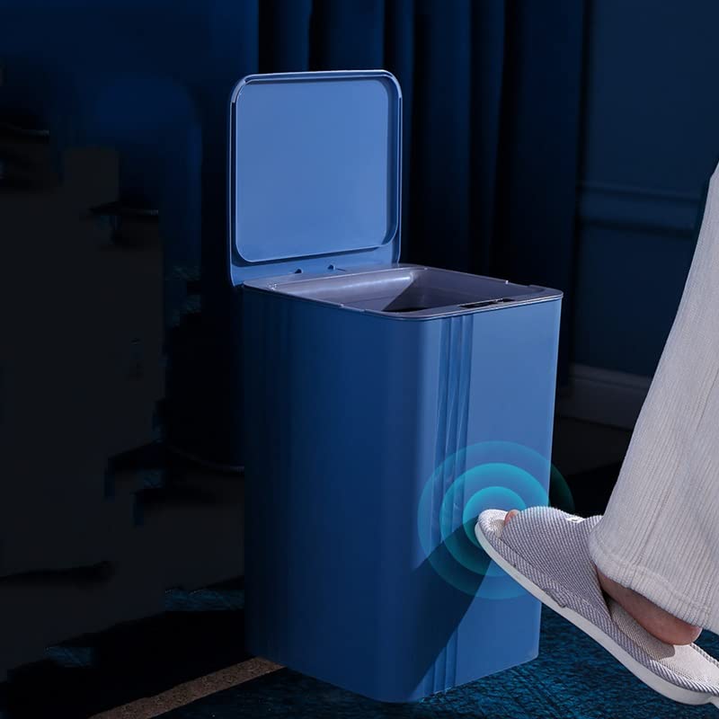 חיישן CXDTBH זבל פח אשפה בשירותים גדולים בשירותים יכול למטבח פח אינדוקציה אוטומטי עם מכסה