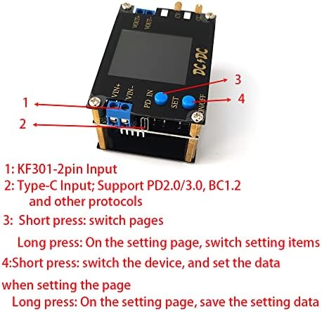 DC-DC BUCK BOOST BOST CONVERTER מודול 7-32V 12V ל- 0.5-32V 5V 12V 24V 24V רגולטור BOOT BOOST מתכוונן