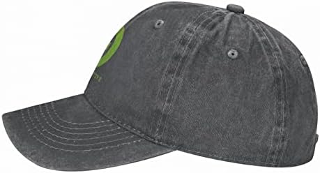 Lisadgochenour Hat Vintage Jeans Cap Baseball Cap Classic Ginian Shabsed Hat Black Black