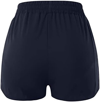 מכנסי קיץ קצרים לנשים מזדמנים מותניים גבוהים מזדמנים נוח מכנסיים קצרים אימון אתלטי מפעיל מכנסיים קצרים