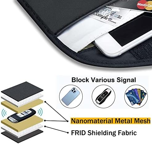 תיק חסימת אותות, על תיקים של GPS RFID FARADAY לטלפונים שקית FARADAY שקית כלוב כלוב מארז טלפון לטלפון