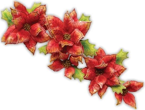 יצירות מכל הלב עיצוב עובש -3 ד 'פוינסטיה -חג המולד -HCFB1478