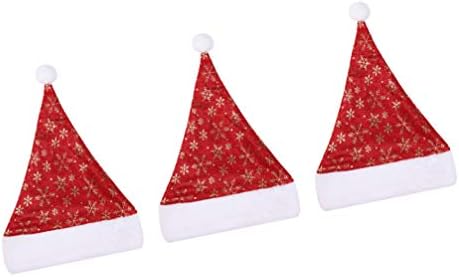 אמוספאן ילדים סנטה כובע חג המולד כובעי סנטה קלאוס כובע כיסוי ראש המפלגה טובות חג המולד כובעי קישוטי