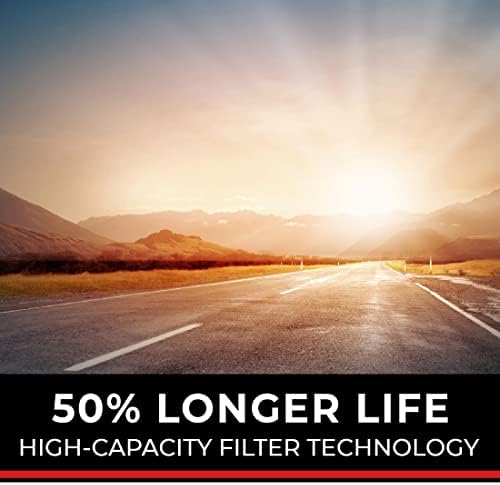 Specter Essentials Filter Air Filter מאת K&N: Premium, 50 אחוזים ארוכים יותר: מתאים 2005-2020 רכבי ניסאן,
