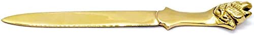 סכין פליז לאמנויות אקאנקשה, 21 ס' מ, זהב