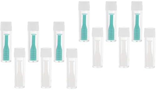Doitool 12 PCS עדשות מסיר העדשה מסיר היניקה עם בקבוק לטיולים בבית השימוש בטיפוח הית