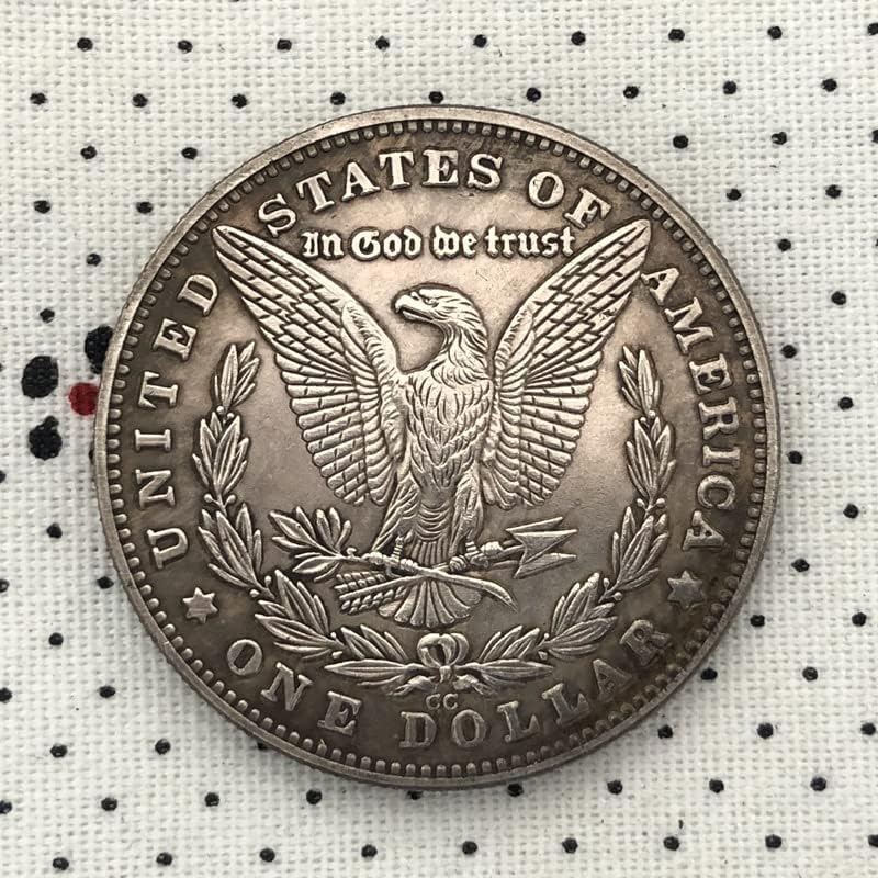 צ'ינגפנג 38 ממ מטבע דולר עתיק דולר אמריקאי מורגן טראמפ מטבע 1881 סמק 121
