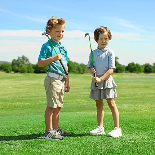 סדרת ג ' וניור 5 חלקים מועדון גולף סט, איקס, ירוק, ימני, גילאי 3-5 שנים, טווח גובה 42-49