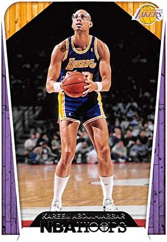 2018-19 NBA Hoops כדורסל 297 KAREEM ABDUL-JABBAR LOS ANGELES LAKERS מחווה כרטיס מסחר רשמי שנעשה על