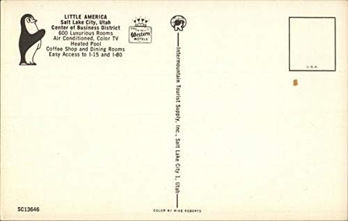 אמריקה הקטנה סולט לייק סיטי., יוטה אוט המקורי גלוית וינטג