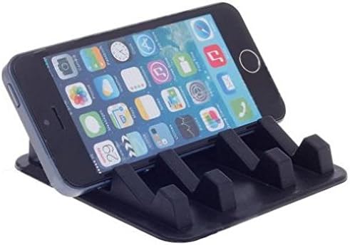 לוח מחוונים לרכב ללא החלקה מחזיק מקש עמדת הר שולחן עבודה שולחן עבודה עריסה עריסה שחורה לאייפון 8 - iPhone