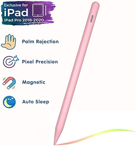 עיפרון חרט לדור העשירי של iPad, עט פעיל עם דחיית כף יד תואמת ל- Apple iPad 10th 9th 8th Gen/iPad Pro