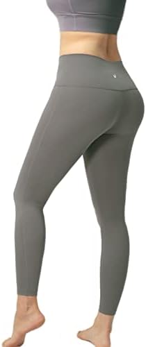 Yj metayunjia אימון נשים חותלות יוגה מותניים גבוהות חמאה רכה עם כיס פנימי בקרת בטן יוגה מכנסיים צמודים
