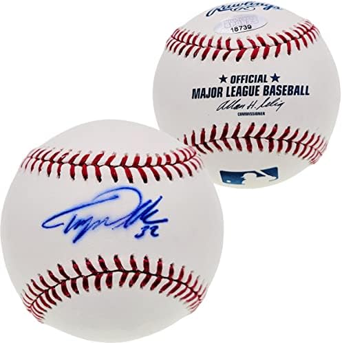 טייג'ואן ווקר חיצה חתימה רשמית בייסבול MLB פילדלפיה פיליס MCS HOLO מלאי 90137 - כדורי בייסבול עם חתימה