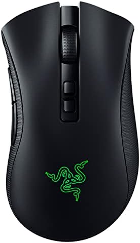 Razer DeathAdder V2 Pro Wireless Gaming Mouse: 20K DPI חיישן אופטי - 3X מהר יותר מכני, אופטי מתג - Chroma