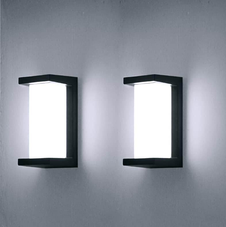 אורות קיר חיצוניים מודרניים של זי, גופי תאורה של 18 וואט LED, גופי תאורה, מנורות רכובות קיר, אלומיניום